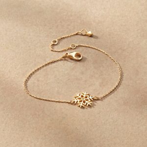 Gold Snowfall Bracelet