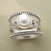 Boundaries Pearl Ring Trio
